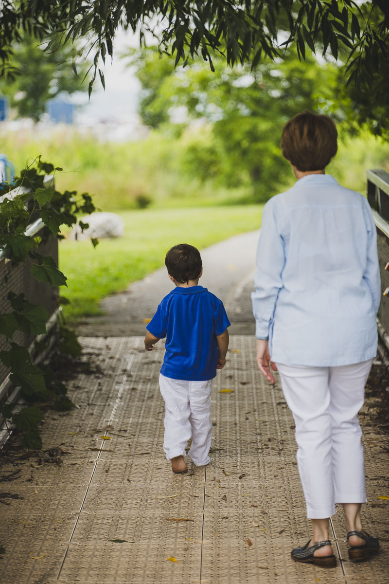 toddler and grandmother